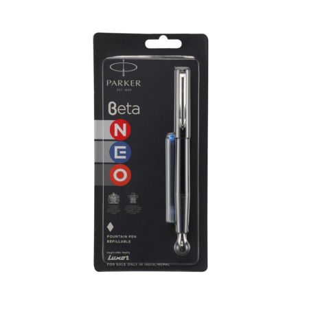 Parker Beta Neo Chrome Trim Fountain Pen 1N