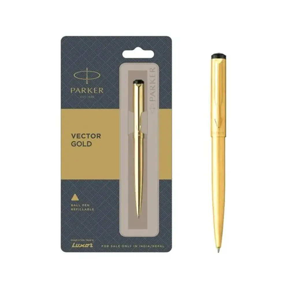 Parker Vector Gold Ball Pen Refillable 127