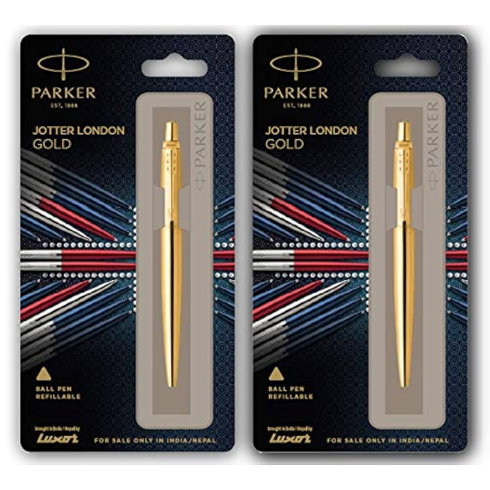 Parker Jotter London Gold Ball Pen Refillable 103 1N
