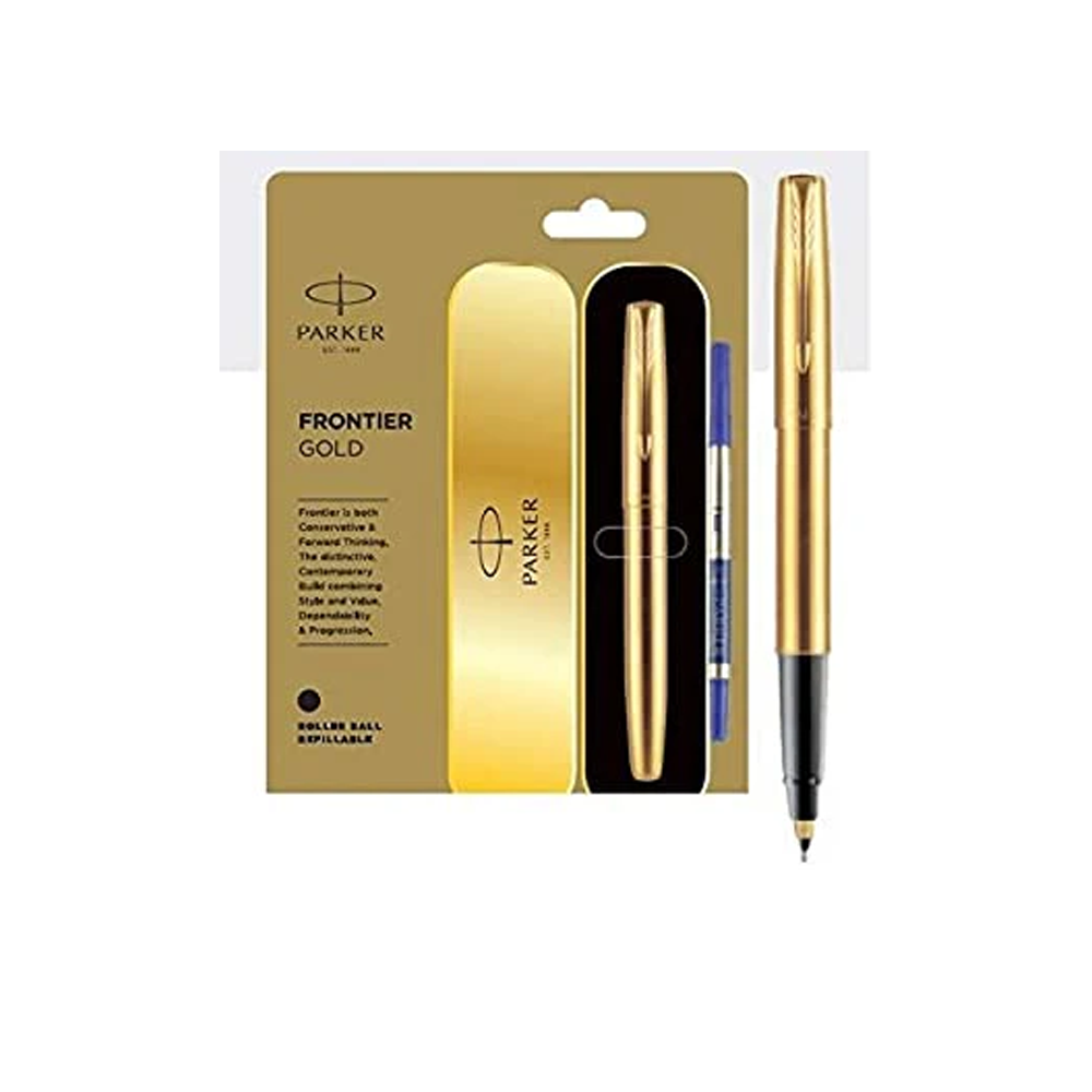 Parker Frontier Gold Roller Ball Pen Refillable 1N