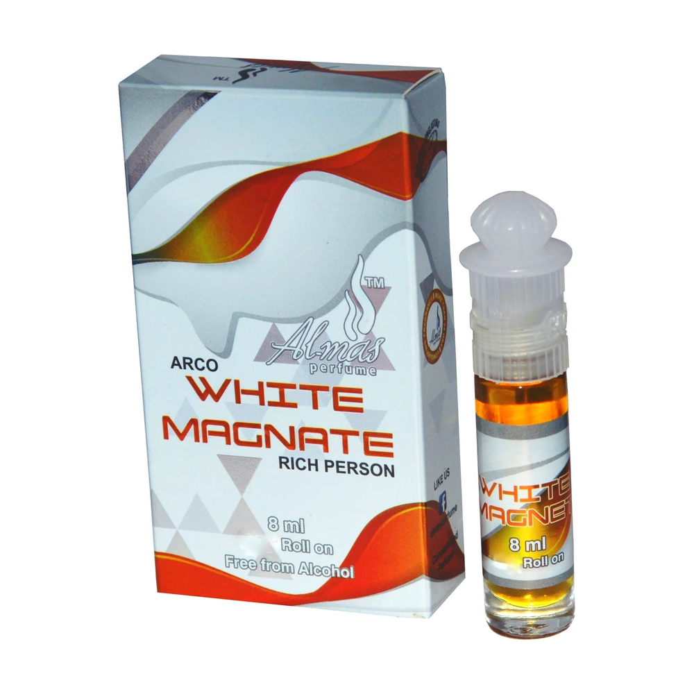Almas White Magnet Attar Roll On 3Ml