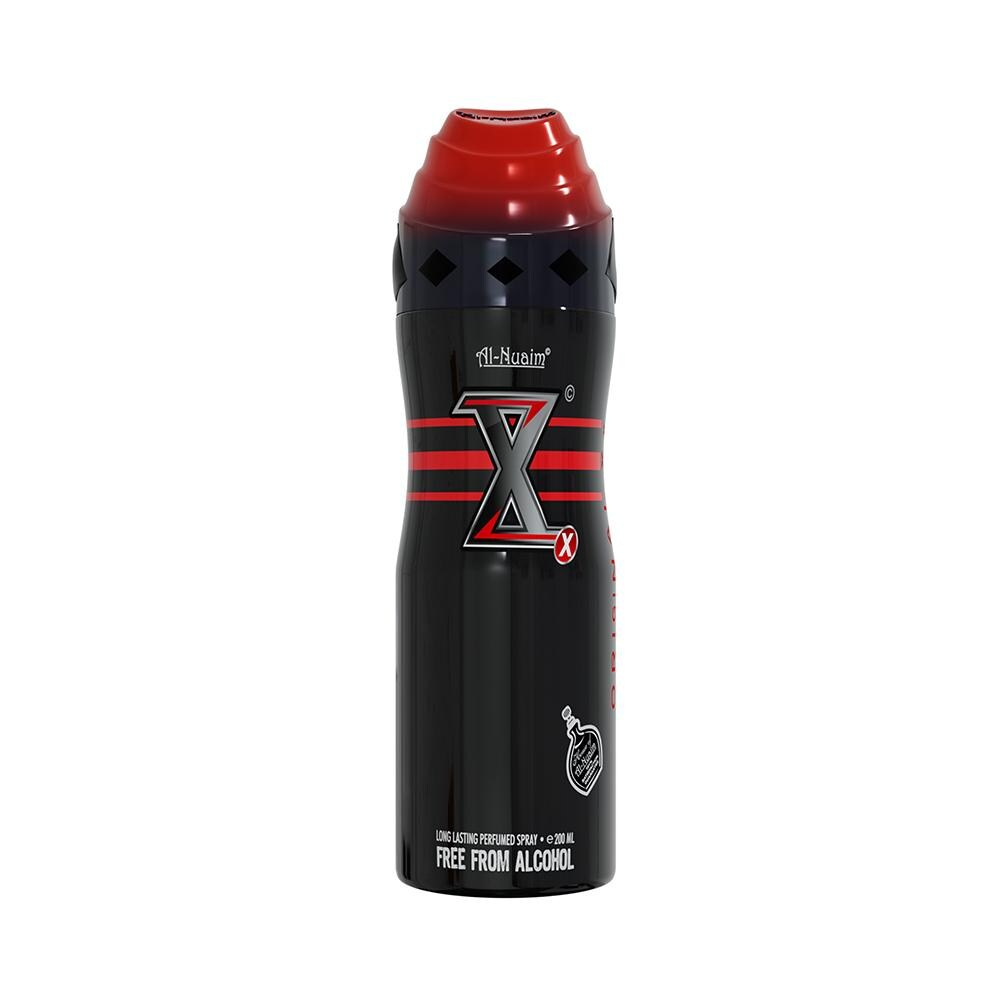 Al Nuaim Xx Original Perfume Body Spray Free From Alcohol 200Ml
