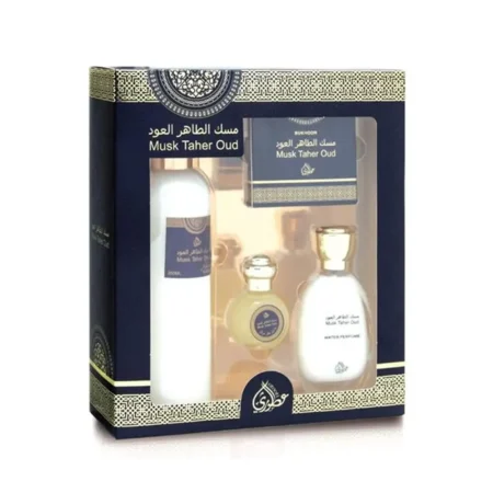 Otoori By My Perfumes Musk Taher Oud Giftset Perfume Oil 15Ml Bakhoor 40G Water