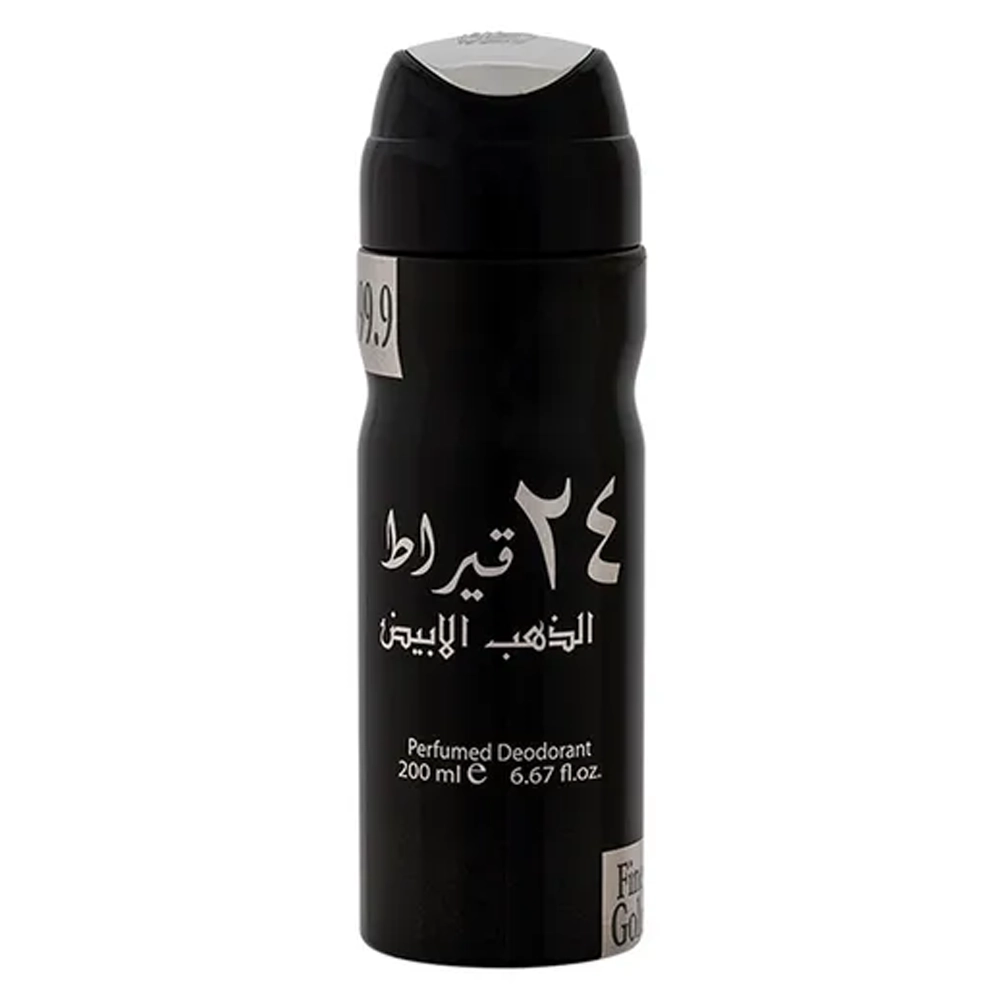 Lattafa 24 Carat White Gold Perfumed Spray 200Ml