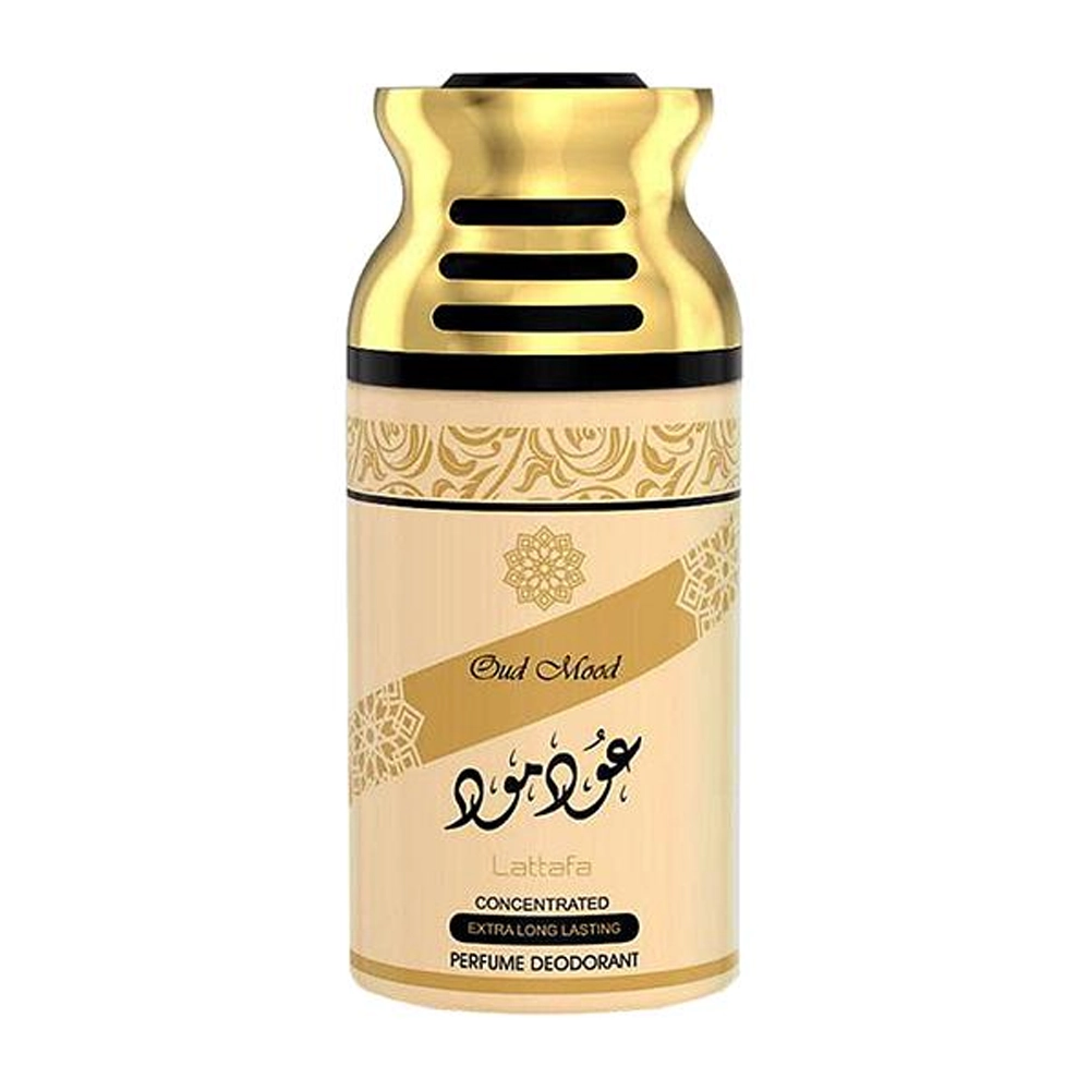 Lattafa Oud Mood Concentrated Extra Long Lasting Perfumed Spray 250Ml