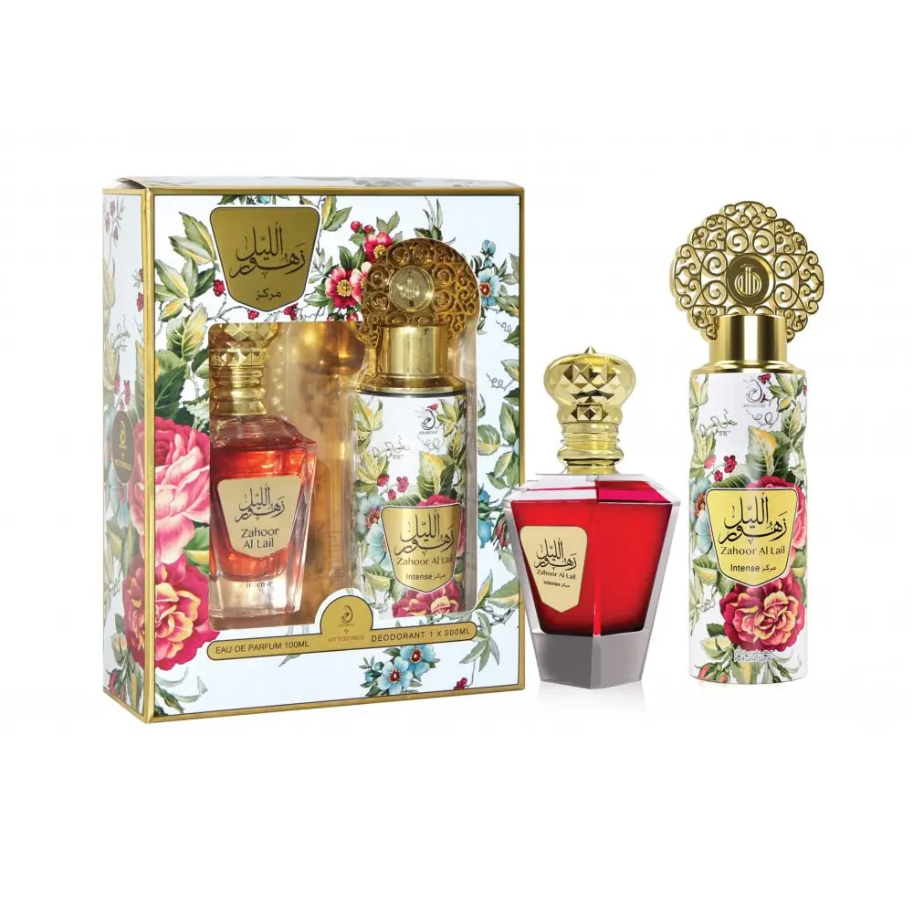 Arabiyat By My Perfumes Zahoor Al Lail Intense Giftset Eau De Parfum 100Ml Perfume Spray 200Ml