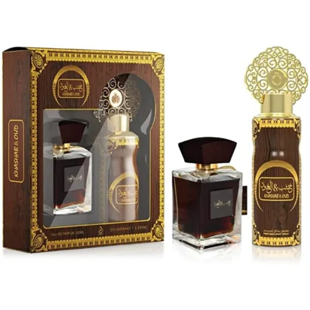 Arabiyat By My Perfumes Khashab And Oud Brown Gift Set Eau De Parfum 100Ml Perfume Spray 200Ml