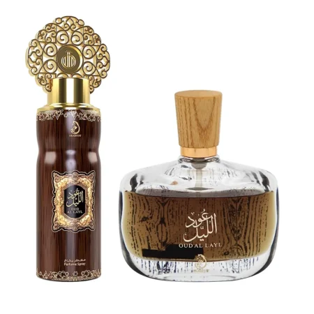 Arabiyat By My Perfumes Oud Al Layl Gift Set Eau De Parfum 100Ml Perfume Spray 200Ml
