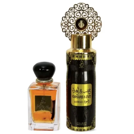 Arabiyat By My Perfumes Khashab Oud Aswad Gift Set Eau De Parfum 100Ml Perfume Spray 200Ml