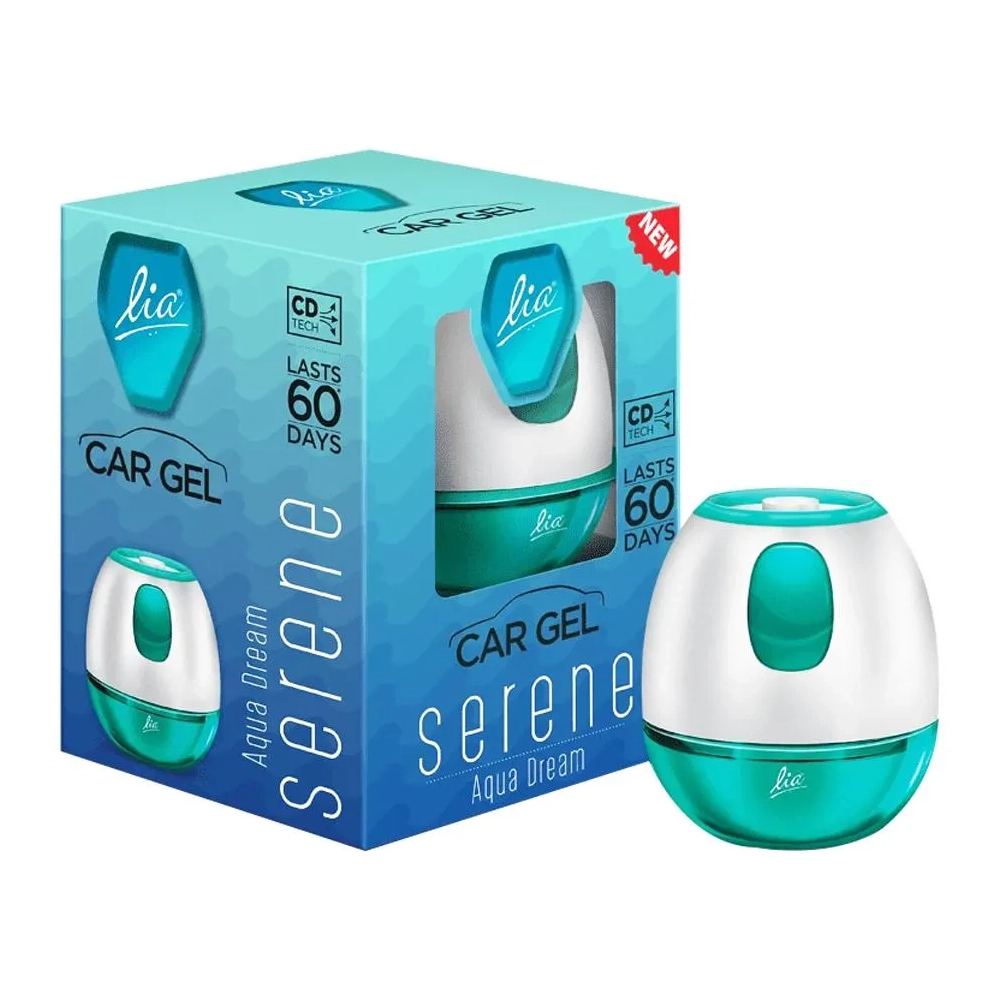 Lia Car Gel Serene Aqua Dream 45G