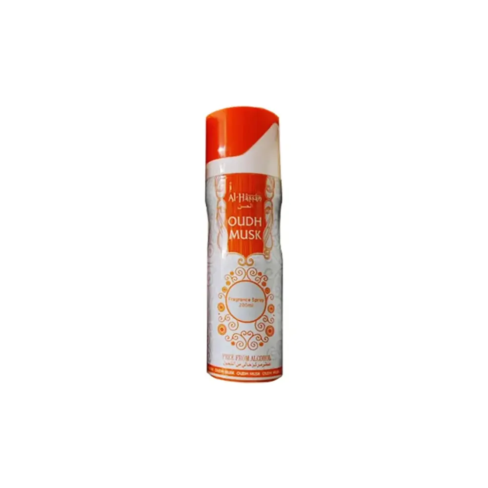Al Hassan Oudh Musk Fragrance Spray 200Ml