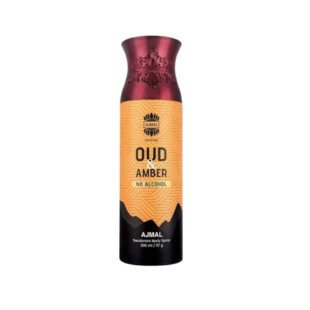 Ajmal Oud & Amber Body Spray 200Ml