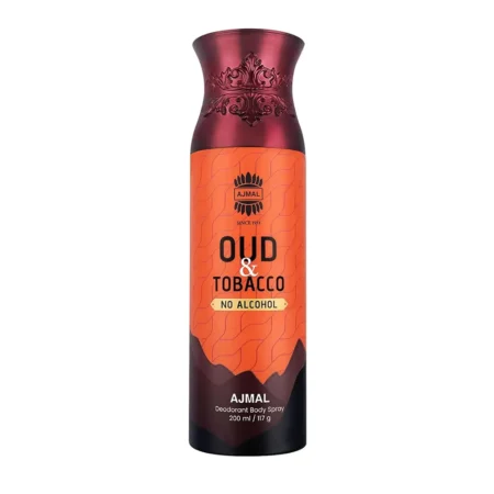 Ajmal Oud & Tobacco No Alcohol Body Spray 200Ml