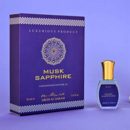 Meena Abeer Al Haram Musk Sapphire Concentrated Perfume Oil 12Ml