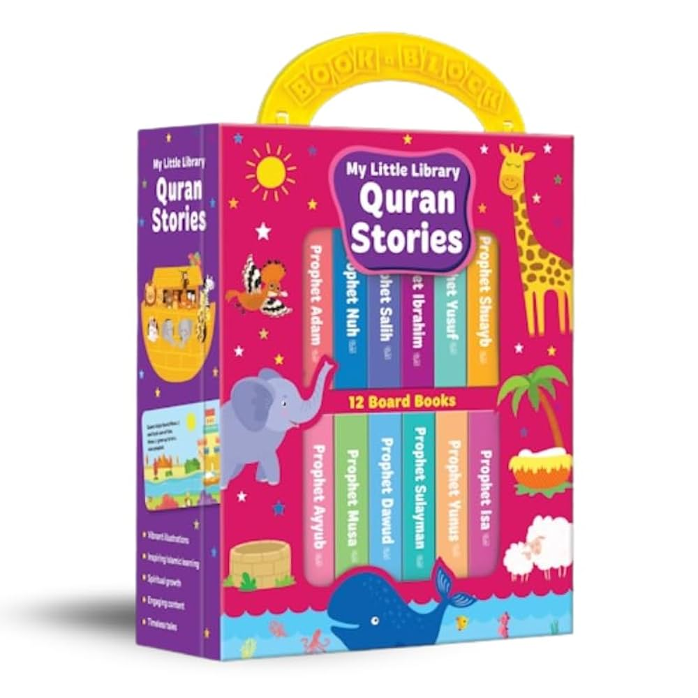 My Little Library Quran Stories 12 Board Books Goodword English