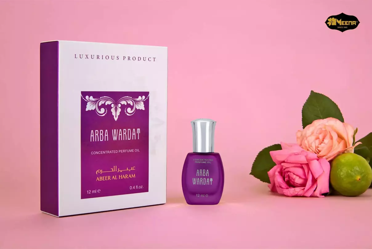 Meena Abeer Al Haram Arba Wardat Concentrated Perfume Oil 12Ml